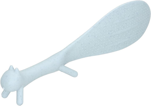 Lovely Squirrel Shape Rice Spoon, Non-Stick Standing Rice Spatula for Home Kitchen (Green)