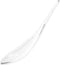 CALLARON Glass Spoon Set for Kitchen and Restaurant, Clear Glass Food, Cake, Rice, Soup Spoons, Ice Cream Spoon