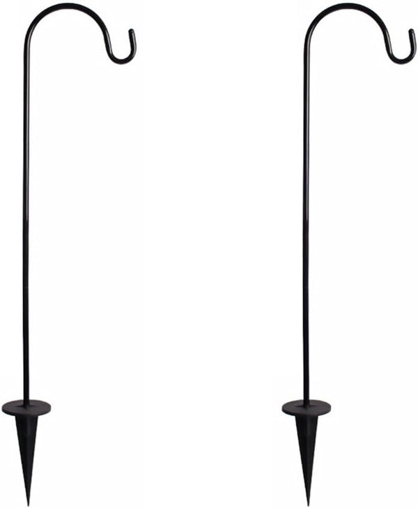 IMIKEYA Shepherds Hooks for Outdoor: 2Pack Shepherd Hooks Plant Garden Stake Plant