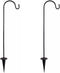IMIKEYA Shepherds Hooks for Outdoor: 2Pack Shepherd Hooks Plant Garden Stake Plant