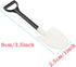 100pcs Disposable Plastic Shovel Shape Spoon Ice Cream Spoon Cute Dessert Stick Party Cutlery Plastic Potted Shovel Shape