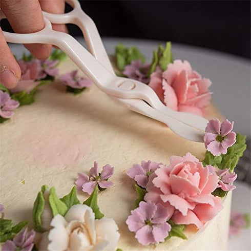 6PCS Stainless Steel Cake Flower Nail and Lifters Set, Baking Tools for Icing Flowers Decoration (4 Sizes)