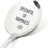 Best Friends Spoon Gifts for Women Men, BFF Birthday Gift for Mom Dad Daughter Son, Spoonful of Happiness for Coffee