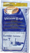 9 Eureka Style T Canister Vacuum Cleaner Bags for Models 61555A, 972, 970