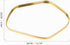 Perfum Trays,Gold Mirror Tray,Vanity Decorative Tray,Non Slip Stone-Shaped Perfume Organizer