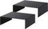 Yamazaki Home Cabinet Bottom Shelf Storage Organizer, Set of 2 Dish Riser for Under Sink or Kitchen Pantry