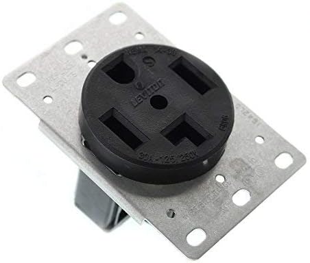Leviton 4-Wire, 30-Amp, 250V Flush Mount Dryer Receptacle, 278-S00