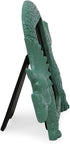 Isaac Jacobs 2” x 3” Resin Dinosaur Picture Frame, Vertical Keepsake Photo Frame with Easel and Hanging Tabs for