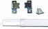 Graber Crystal Clear Sash Curtain Rod, 2 Rods per Package, Adjustable Width 11 1/2 to 20-Inch