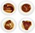 4pcs Ceramics Cat Relief Seasoning Dishes, Sushi Dipping Bowl, Appetizer Dessert Plate Set