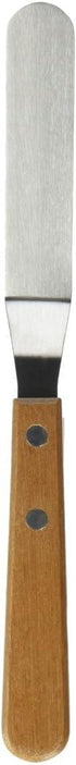 Winco Blade Offset Spatula, Medium, 4.25-Inch, Stainless Steel, Brown
