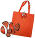 20pcs Colorful Reusable Fish Shopping Foldable Bags, Shoulder Tote (Random Color)