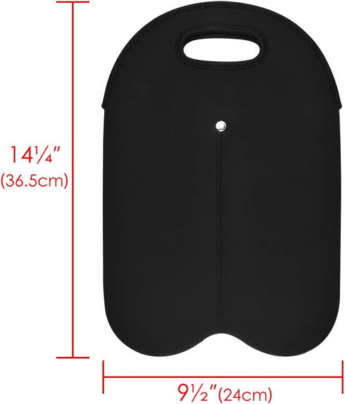 Linkidea Wine Cooler Bag, Wine Travel Carrier & Picnic Tote