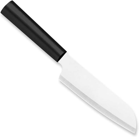 Rada Cutlery Cook’s Utility Knife (W240), 4.75" Stainless Steel Blade, Black Handle