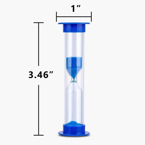 KISEER Sand Timer Set - 18 Pcs Colorful Hourglass Sandglass Timers for Cooking, Brushing Teeth, Games, Office