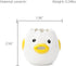 LuoCoCo Cute Egg Separator, Ceramics Vomiting Chicken Egg Yolk White Separator, Practical Household Small Egg Filter Splitter, Kitchen Gadget Baking Assistant Tool, Dishwasher Safe (Yellow) by AMZWISH