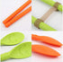 Kitchen Non-Slip Silicone Cooking Chopstick 12 in Long with Spoon and Band, Stainless Steel Reinforced, Pink
