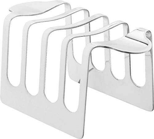 Stainless Steel Toast Holder Bread Rack for 4 Slices