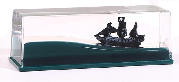 LETINE Black Pearl Pirate Ship in a Bottle - Boat in a