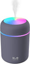 Colorful Cool Mini Humidifier, 300ML USB Personal Desktop Vaporizer, Quiet Ultrasonic Air Humidifier for Home