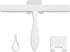 FY&XZH Never Rust Silicone Shower Squeegee for Glass Doors with Hook, Bathroom Cleaner