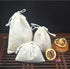 HLLMX 20 PCS Reusable Tea Bag Spice Bags, Unbleached Muslin Bags for Herbs, Tea, Coffee, Cooking