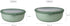 Mepal Cirqula Multi Food Storage & Serving Bowl - 76oz/2,250ml with Transparent Lids, Nordic White