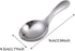 6pcs Stainless Steel Short Handle Spoons, Round Dessert Spoons, 3.54x1.77inch Ice Cream Spoons for Kitchen or Restaurant