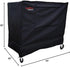 BroilPro Accessories 80-100 43L 22W 32H inch-Black Waterproof Qt Rolling Cooler Cart Cover Fits Most Patio Ice Chest