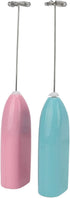 2 Pcs Mini Hand Mixer, High Frequency Motor, One Hand Control, Rustproof Stainless Steel Electric Stirrer for Household
