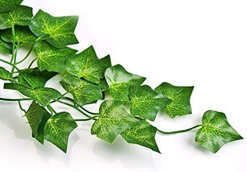 SO CAL PRO Fake Ivy Leaves, Artificial Greenery Vines for Room Decor, Faux Vines Wedding Decor (6 Strands)
