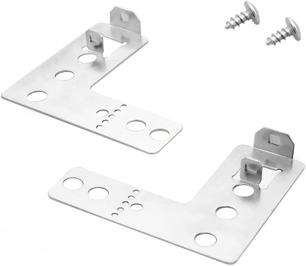 2 Pack Dishwasher Mounting Bracket - 170664, Compatible with Bosch & Kenmore Elite, Replaces 00170664