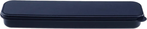 MY MIRONEY 4PCS Portable Travel Flatware Storage Box, Black Cutlery Case for Fork, Spoon, and Chopsticks