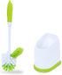 Pine-Sol Toilet Bowl Cleaner Brush with Holder, Heavy Duty Wand, Non-Slip Handle, Bathroom Supplies, Yellow