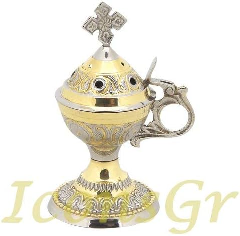 Christian Orthodox Greek Censer (Model 4886-gn)