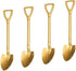4 Pack Shovel Shape Espresso Spoons, 4.7 Inches Stainless Steel Mini Coffee Spoons for Dessert and Party Supplies