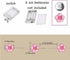 Cherry Blossom Flower String Light, 40 LED 13FT Pink Sakura Fairy Lights, Battery Powered Decorative Lights for Indoor