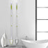 CQT 2 in 1 Bathroom Cleaning Brush, 48" Extendable Long Handle with Detachable Scrub Brush and Scouring Pads