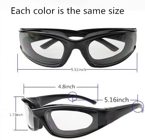 Unisex Tear Proof Cut Onion Goggles - Safety Glasses for Kitchen, Cooking, BBQ, Cleaning, Cycling; OG1