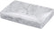 Natural Smooth Real Marble Soap Dish, Facial Sponge Holder with Draining Hole, White Carrara