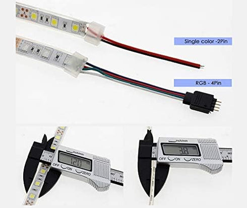 Outdoor Waterproof LED Strip Lights, IP68 12v Boat Underwater Lights, 16.4ft 5050 White Rope Light