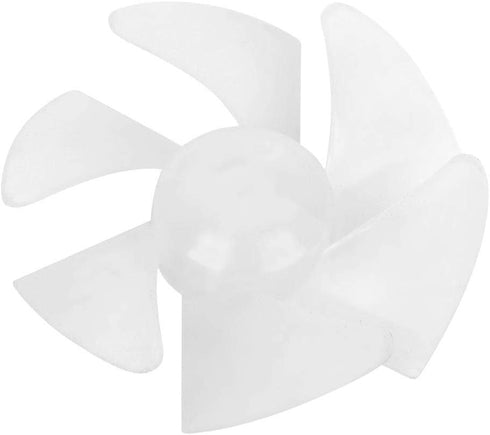 10Pcs Mini Plastic Fan Blades, Small Power Hair Dryer Fan Leaves Motor Accessories Replacement