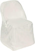 5 Efavormart PCS Ivory Linen Polyester Folding Chair Covers for Dining Chairs Party Wedding Banquet Outdoor Event