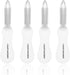 Oyster Shucking Knife 4Pcs White Oyster Opener Stainless Steel Oyster Shucker New