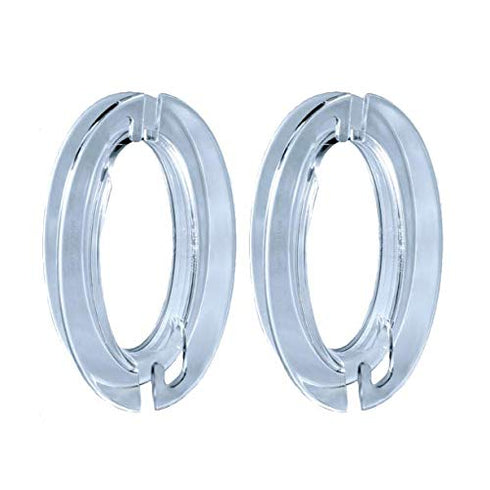 Blind Cord Winder - No Wall Damage Safety Blind Cord Wrap Cleat Alternative (Clear, 2-Pack)
