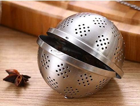 CATOSUM Spice Ball Extra Large For Cooking, Seasoning Ball, Spice Infuser, Tea Ball Filter, With Extended Chain Hook