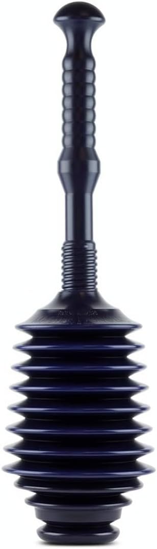 Master Plunger Heavy Duty Toilet Plunger, Navy Blue, Clears Kitchen Sinks, Toilets Fast