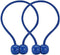 2 Pack Magnetic Curtain Tiebacks, Decorative Window Curtain Buckle Clips for Office/Home (Royal Blue) (DAFENG)