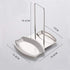 CHuangQi Kitchen Lid and Spoon Rest, Stainless Steel Cooking Spoon and Spatula Holder, 1 Set