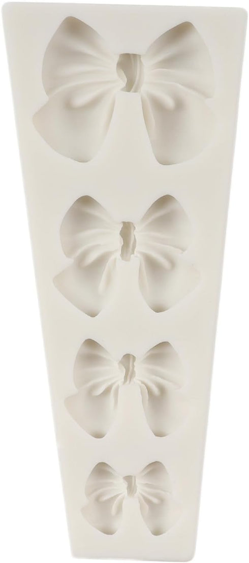 Bowknot Fondant Mold, Bow Tie Silicone Mold for Cake Decoration, Sugar Candy Cake Pop Bow Craft Molds